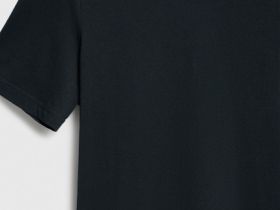 Футболка с V-образным вырезом, Черный