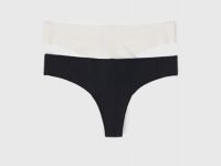 Бесшовные трусы-бразилиана, 2 шт., Белый