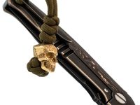 Бусина с темляком Череп Инопланетный, латунь