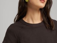 Платье мини изо льна и вискозы