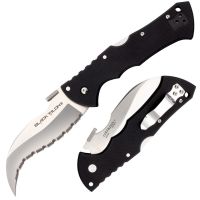 Нож складной Cold Steel Black Talon II Serrated Edge, сталь CPM-S35VN, рукоять G10, черный