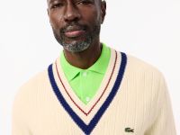 Мужской свитер Lacoste из кардочесаной шерсти