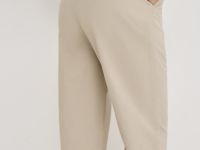 Брюки-чиносы с поясом, Бежевый