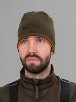Шапка Remington Forming double-sided green/orange — двухсторонняя флисовая шапка для охоты и туризма