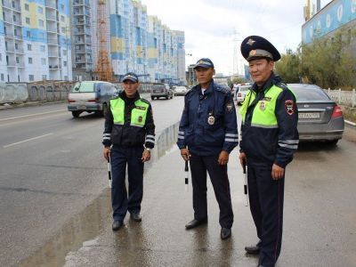 Госавтоинспекторы отмечают профессиональный праздник