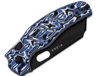 Складной нож Kizer C01C 2.9 BS, сталь Nitro-V, рукоять Vortex Micarta, синий/черный