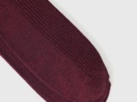 Носки в рубчик, Красный