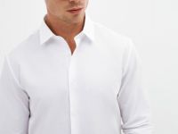 Рубашка из хлопка, Белый