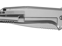 Складной нож Liong Mah’s Design G.S.D™ (Get.S**T.Done) CRKT 3710, клинок AUS-8 Satin Combo, рукоять нержавеющая сталь