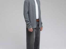 Кардиган с шерстью