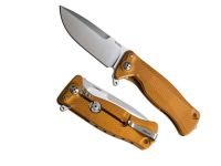 Нож складной LionSteel SR11A OS ORANGE, сталь Uddeholm Sleipner® Satin Finish, рукоять алюминий (Solid®), оранжевый