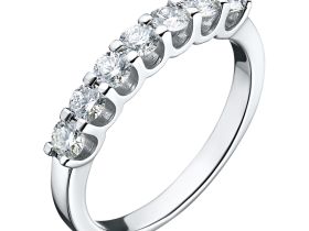Кольцо из белого золота с бриллиантами э0901кц08151900