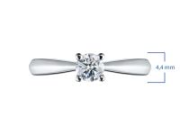 Классическое кольцо из белого золота э0912кц11210862_white