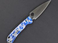 Складной нож Daggerr Sting Slim Gzhel, сталь VG-10, рукоять G10