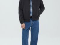 Куртка-бомбер на пуговицах