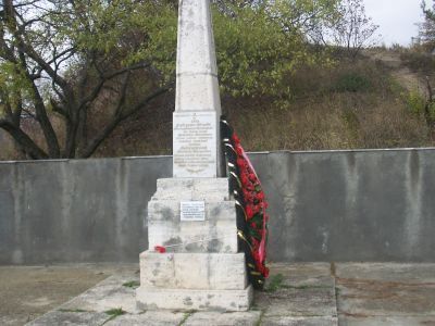 Обелиск на месте казни Г.Г. Анджиевского