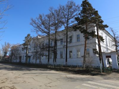 Здание реального училища, где в декабре 1905 г. началась забастовка учащихся и учителей, проводились выступления против самодержавия, уличные демонстрации и митинги