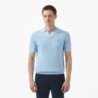 Мужское вязаное поло Lacoste из вискозы