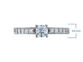 Кольцо из белого золота э0912кц01190400