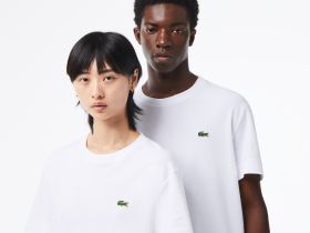 Футболка Lacoste унисекс из органического хлопка