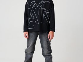 Фуфайка трикотажная для мальчиков (футболка с длинными рукавами)