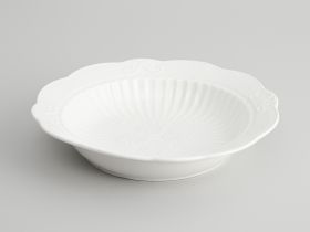 Тарелка Emboss White II