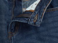 Зауженные джинсы, Синий
