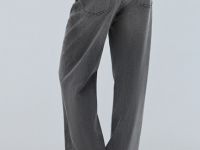 Широкие джинсы, Серый