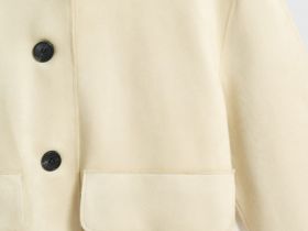 Куртка из искусственной замши, Желтый