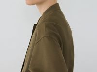 Бомбер изо льна, Зеленый