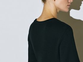 Платье-футболка с декором, Черный