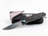 Складной нож Bestech Knives ASCOT, D2, Черно-серый карбон