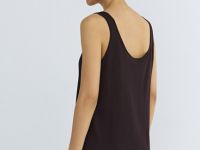 Вязаная майка, Коричневый