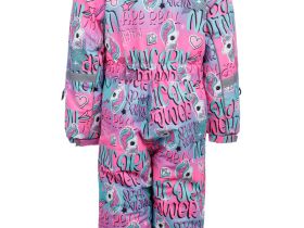 Зимний комбинезон из мембранной ткани для девочки