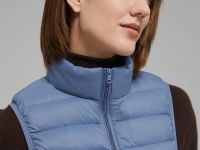 Пуховый жилет с натуральным пухом