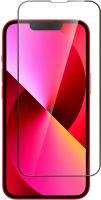 Защитное стекло BoraSCO для Apple iPhone 13 Pro / 13 / 14 с чёрной рамкой