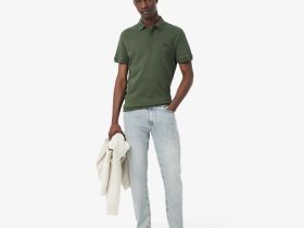 Мужские джинсы Lacoste зауженного кроя