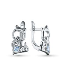 Серьги из серебра э0612сг04210518