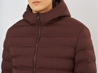 Лёгкая утеплённая куртка, Красный