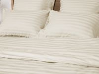 Постельное белье Ecru, страйп-сатин 40962-1