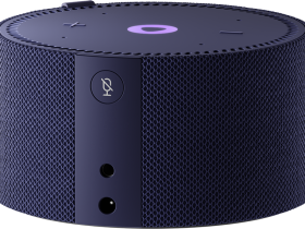 Умная колонка Яндекс Станция Мини с Алисой, часами 10 Вт