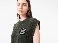 Женское обтягивающее шерстяное платье Lacoste