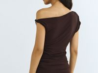Топ на одно плечо, Коричневый