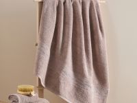 Полотенце махровое Складка/Piega, бежевое