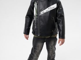 Куртка кожаная для мальчиков