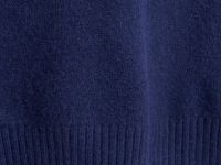 Свитер из мягкой пряжи с шерстью, Синий
