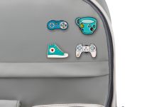 Набор металлических значков MESHU "Gamer's set", эмаль, 4 шт