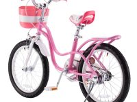 Детский велосипед Royal Baby Little Swan 18, год 2022, цвет Розовый