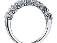 Классическое кольцо из белого золота с бриллиантами э4701кц08160900