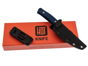 Нож Hot Knife Barn S, сталь 9Cr18MoV, рукоять микарта, синий